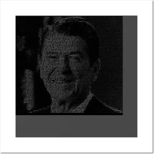 A Time For Choosing speech Text portrait Ronald Reagan President Posters and Art